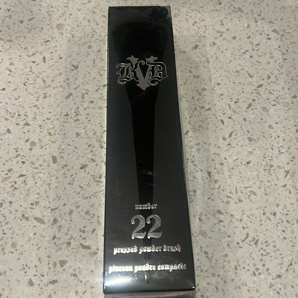 Kat von D brush number 22 pressed powder brush big brush makeup brushes
